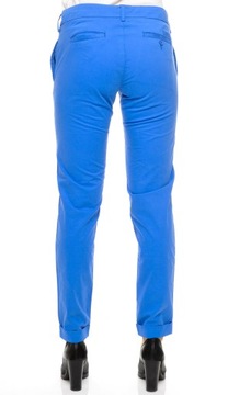 LEE spodnie SKINNY low waist blue CHINO W27 L33