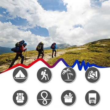 NADMUCHIWANY MATERAC MATA KEMPINGOWA Z PODUSZKĄ NA PLAŻĘ TREKKING SKŁADANA