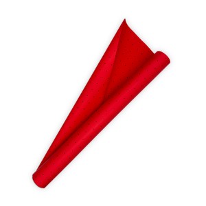 Folia Florystyczna KROPKI MAK CZERWONY 50cm/9y Papier do pakowania