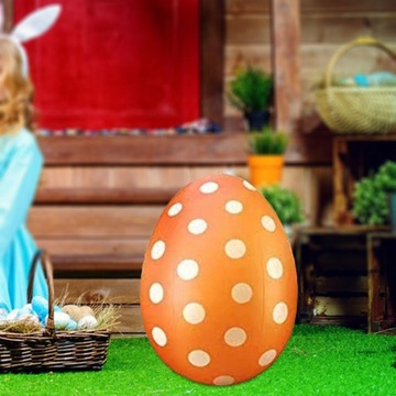 Большие надувные пасхальные яйца. Надувные игрушки для двора желтого цвета.