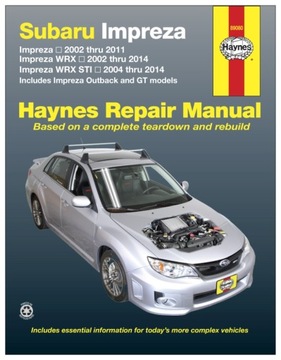 SUBARU Impreza / WRX (2002-2014) instrukcja napraw Haynes 24h