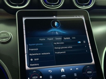 Mercedes Klasa C W206 Limuzyna 1.5 200 204KM 2022 Mercedes-Benz Klasa C AMG Line Kamera 360 Ambiente CarPlayAndroid Auto, zdjęcie 33