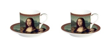 Zestaw filiżanek do espresso Mona Lisa Easy Life,