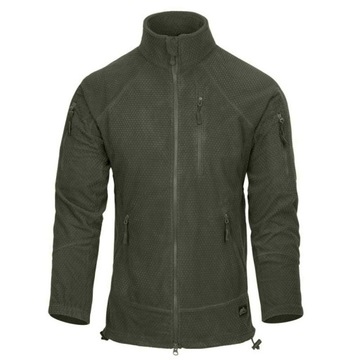 Мужская толстовка Polar HELIKON ALPHA TACTICAL флисовая оливково-зеленая M