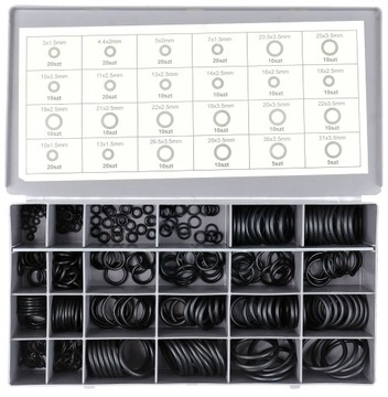 УПЛОТНИТЕЛЬНЫЕ КОЛЬЦА, МАСЛОСТОЙКИЕ УПЛОТНЕНИЯ КОНДИЦИОНЕРА, 900 ШТ., ХОРОШО ЗАЩИЩЕННЫЕ