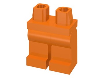 Lego 970c00 nogi pomarańczowe orange 1szt