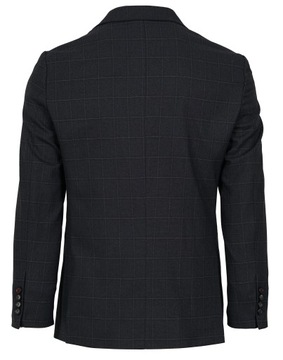 ПИДЖАК МУЖСКОЙ В КЛЕТКУ, ЭЛЕГАНТНЫЙ ПОВСЕДНЕМ, ТУРЕЦКИЙ ГРАФИТ 60