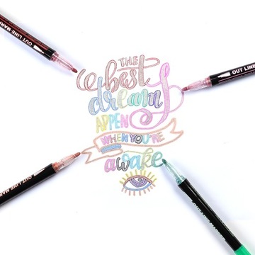 Маркеры Маркеры металлические контурные маркеры детские 12 шт.