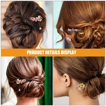 AKCESORIA DO WŁOSÓW DREWNIANYCH W STAROŻYTNYM STYLU