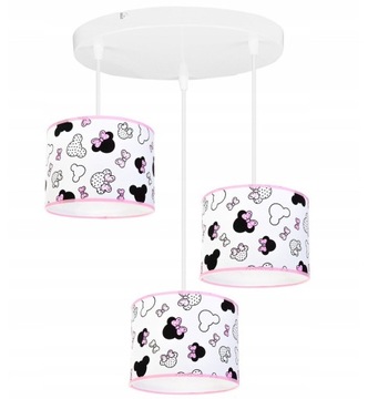 Lampa wisząca MYSZKA MINNIE Pokój Dziewczynki LED