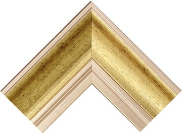 Готовая рамка для картины, зеркала - внутренний размер - 30x40 [см] - СМЕСЬ ЦВЕТОВ