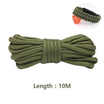 10M Paracord 550 Rope 4mm Parachute Cord 7 Stand