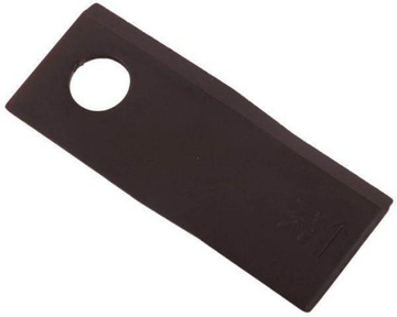Nóż. nożyk kosiarka lewy 118x48x4mm otwór 19 zastosowanie 133075 Fella WAR