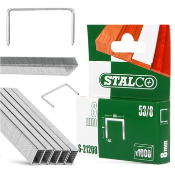 Zszywki Takera Tapicerskie Typ 53 Stal 8mm 1000szt