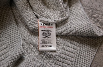 SUPERDRY JAPAN _ SWETER _ XL _ MEN _ 100% BAWEŁNA