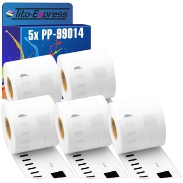 5x Etykiety 54x101 S0722430 do DYMO 99014 101x54