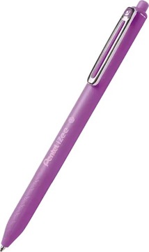 DŁUGOPIS AUTOMATYCZNY ERGONOMICZNY 0,7 MM FIOLETOWY IZEE PENTEL