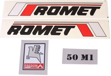 NAKLEJKA NAKLEJKI KOMPLET ROMET MOTORYNKA PONY M1