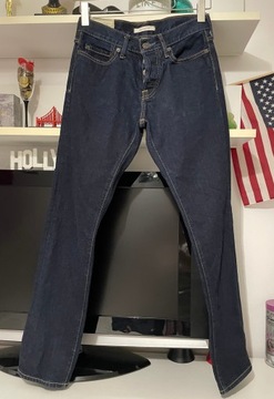 T jeansowe 26 W 30 L proste skinny Abercrombie