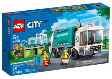 LEGO CITY 60386 CIĘŻARÓWKA RECYKLINGOWA