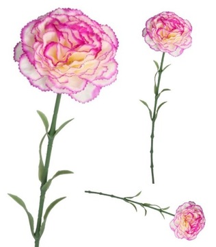 SZTUCZNE KWIATY ROŚLINY GOŹDZIK POJEDYNCZY GOŹDZIKI