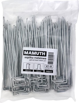 МЕТАЛЛИЧЕСКИЕ ШПИЛЬКИ ДЛЯ AGROTWOVEN AGROTWOVEN GEONONWOVEN ТКАНЕВЫЕ АНКЕРЫ 100шт 15см