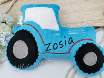 плюшевый трактор с именем