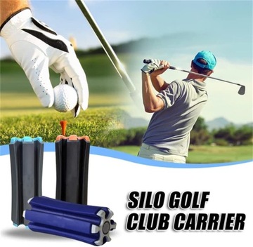 Портативный держатель клюшки для гольфа Деревянный держатель клюшки