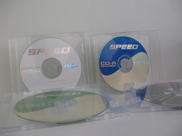 Pudełka CD x 1 SLIM na płyty bezbarwne 100 szt