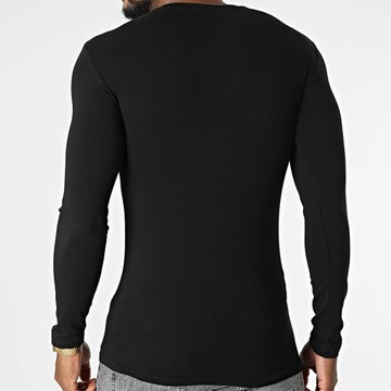 EMPORIO ARMANI markowa koszulka Longsleeve BLACK M