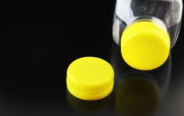 BUTELKA KWADRATOWA BUTELKI PET Z NAKRĘTKĄ 250ML (10) RED PLAST