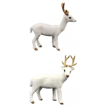2x figurka jelenia statua rzemiosło szafka do