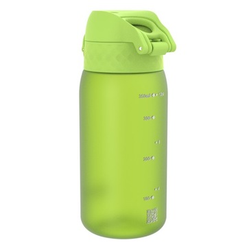 Зеленая пластиковая бутылка для воды, маленькая вместимость, BPA Free ION8, 0,35 л