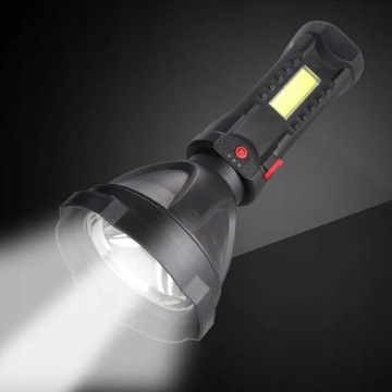 Powerful Flashlight USB Rechargeable LED Torch 3