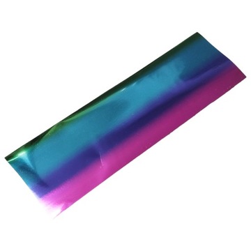 Folia Rainbow Holo transferowa do zdobienia paznokci 10cm