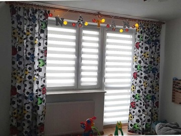 Хлопковые шторы для детской комнаты, 150х250см, комплект: Малый, Большой