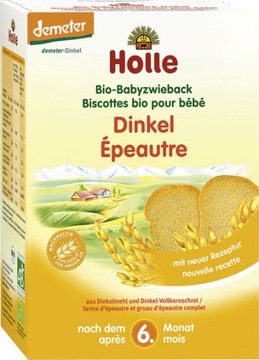 HOLLE BIO Delikatne Sucharki Orkiszowe