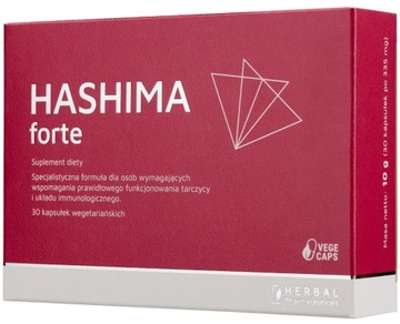 HASHIMA FORTE tarczyca Hashimoto wspomagająco 30kaps.