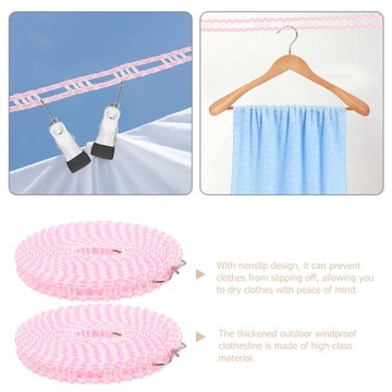 Linia do prania Wieszak na ubrania na zewnątrz Sznurek do bielizny