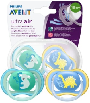 Philips Avent Ортодонтическая силиконовая соска 18 м +