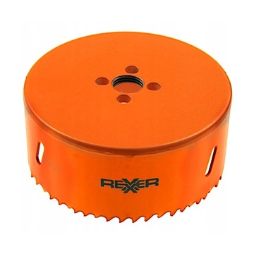 БИМЕТАЛЛИЧЕСКАЯ КОРОНОЧНАЯ ПИЛА 110 ММ + ДЕРЖАТЕЛЬ ДЛЯ БИМЕТАЛЛИЧЕСКИХ КОРОНОЧНЫХ ПИЛОВ 32-200 ММ