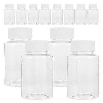 PODRÓŻNY POJEMNIK NA LEKARSTWA Z KORKIEM 12 BUTELEK 100ML