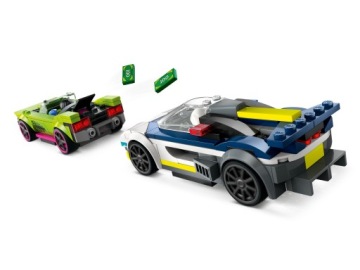 LEGO CITY 60415 Набор кубиков MUSCLE CAR POLICE CHASE для детей