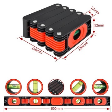 Многоугольный измерительный инструмент Магнитная конструкция Шарнирное соединение премиум-класса