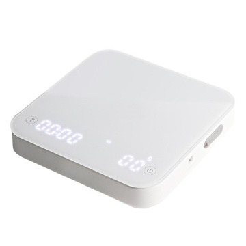 Mini waga do kawy z timerem Przenośna waga do kawy białej