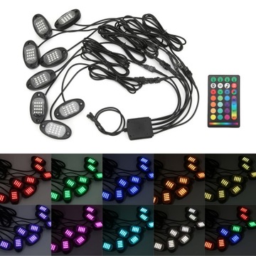 DC12V RGB 16LED шасси автомобиля