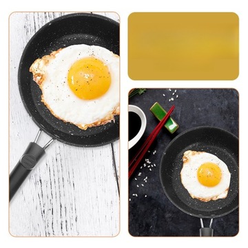 OKRĄGŁA PATELNIA DO SMAŻENIA Z POWŁOKĄ NIEPRZYWIERAJĄCĄ MINI KAMIEŃ MEDYCZNY Z POWŁOKĄ NIEPRZYWIERAJĄCĄ