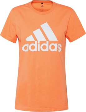 T-shirt damski koszulka ADIDAS logo pomarańczowa