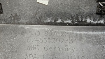 ZDERZAK PRZÓD PRZEDNI KRATKA VW GOLF VIII 5H0