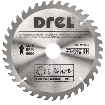 ДИСК ДЛЯ ДРЕВЕСНОЙ ПИЛЫ WIDIA 200 X 30 мм 40T